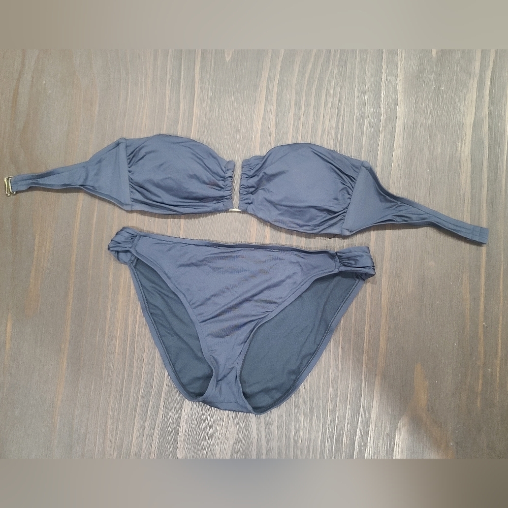 Target Grey Strapless Bikini Set